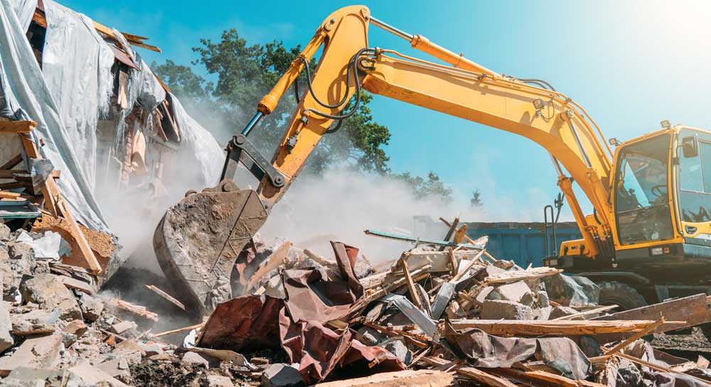 chantiers de demolition